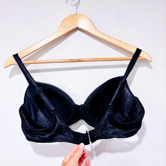 BALI Black Lace Bra | Classic Underwire 36C Support Lingerie * - Picture 4 of 6